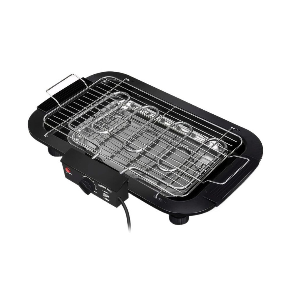 (black) Electric BBQ Grill Versatile Cooking For Indoor And Outdoor Smokeless Indoor Electric Grill Barbecue