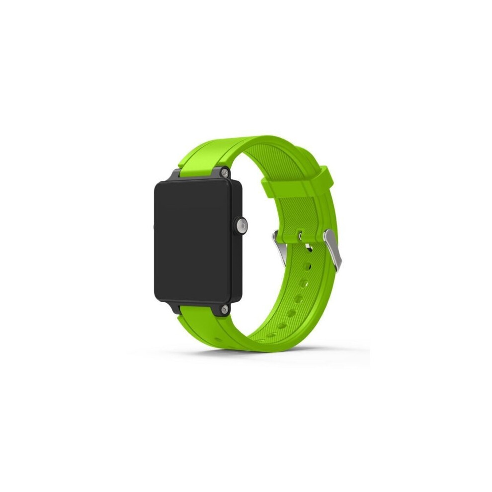 (Green)Bracelet de remplacement bracelet de montre en silicone pour Garmin Fenix 3 Hr Fenix3
