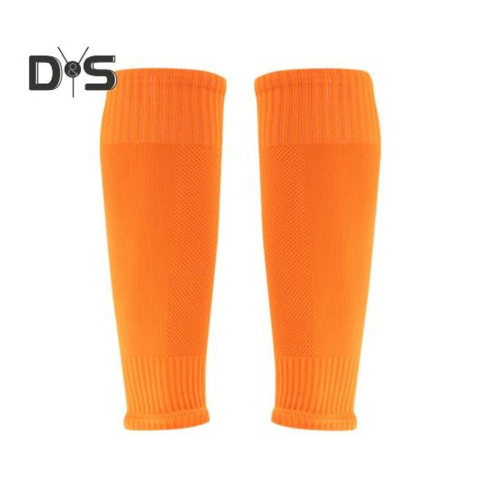(orange) Calf Compression Sleeve for Women Men Footless Compression Socks for Shin Splint Pain Relief Leg Support Sleeve for Running