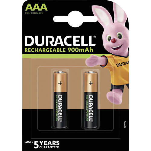 Duracell Wiederaufladbare Duracell RCR AAA X2 900 MAH Batterien