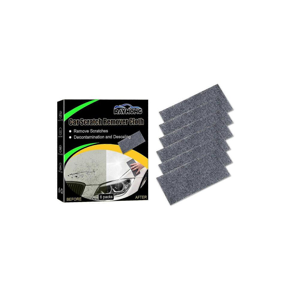 6pcs Nano Sparkle Cloth Car Scratch Repair Cloth Nano Magic Cloth-image-OPC-PH6BHWR-NEW