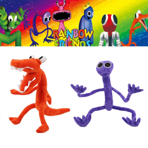 (Purple)Ρολόμπox Rainbow Friends Παιχνιδάκι Φλούντ Παιδικό Δώρο Χριστούγεννα Πορτοκαλί Μωβ 2