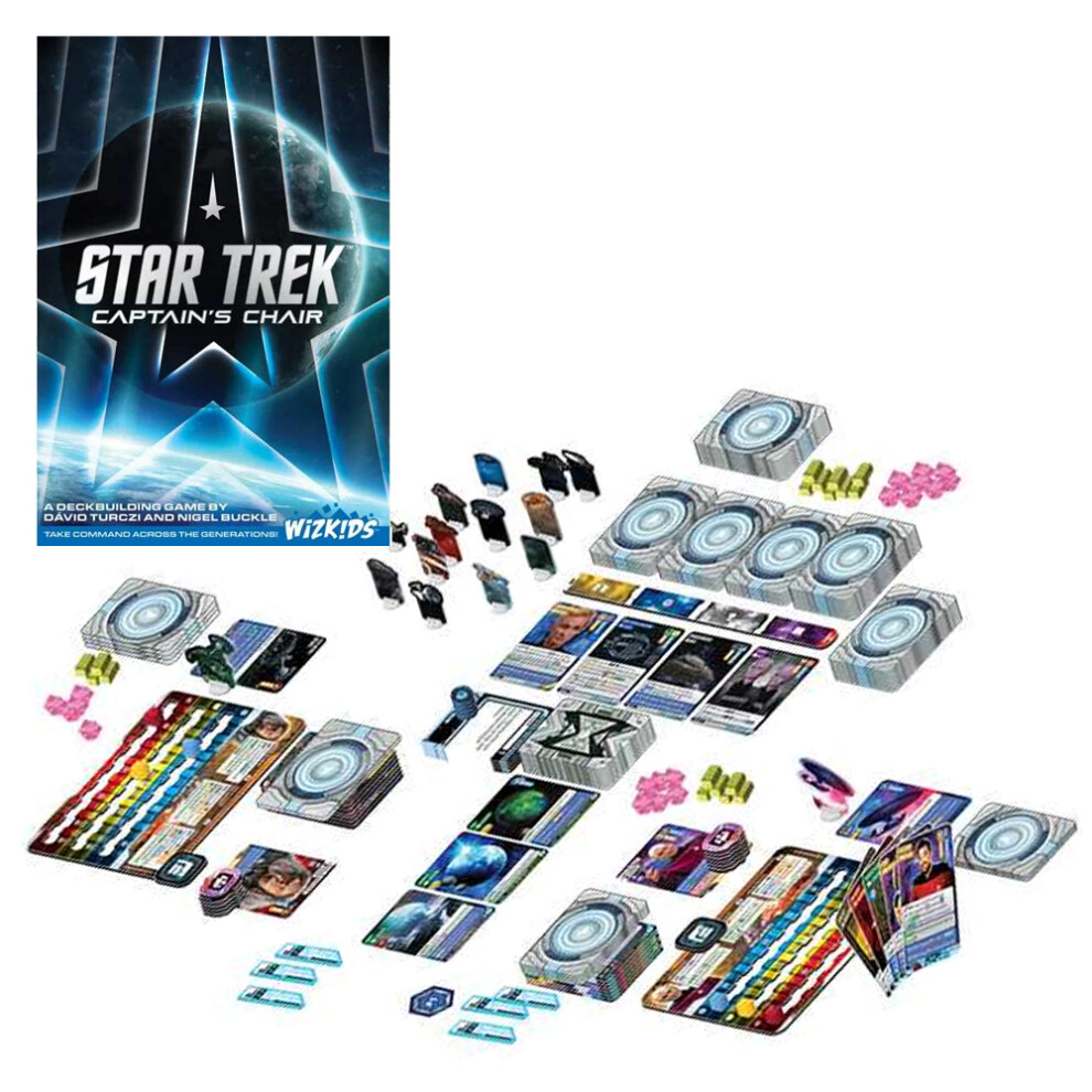 Asmodee Star Trek: Captain's Chair Board Game By Wizkids