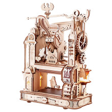 Kit de construção Robotime Impressão clássica LK602 Madeira 21,5 x 14,5 x 27 cm