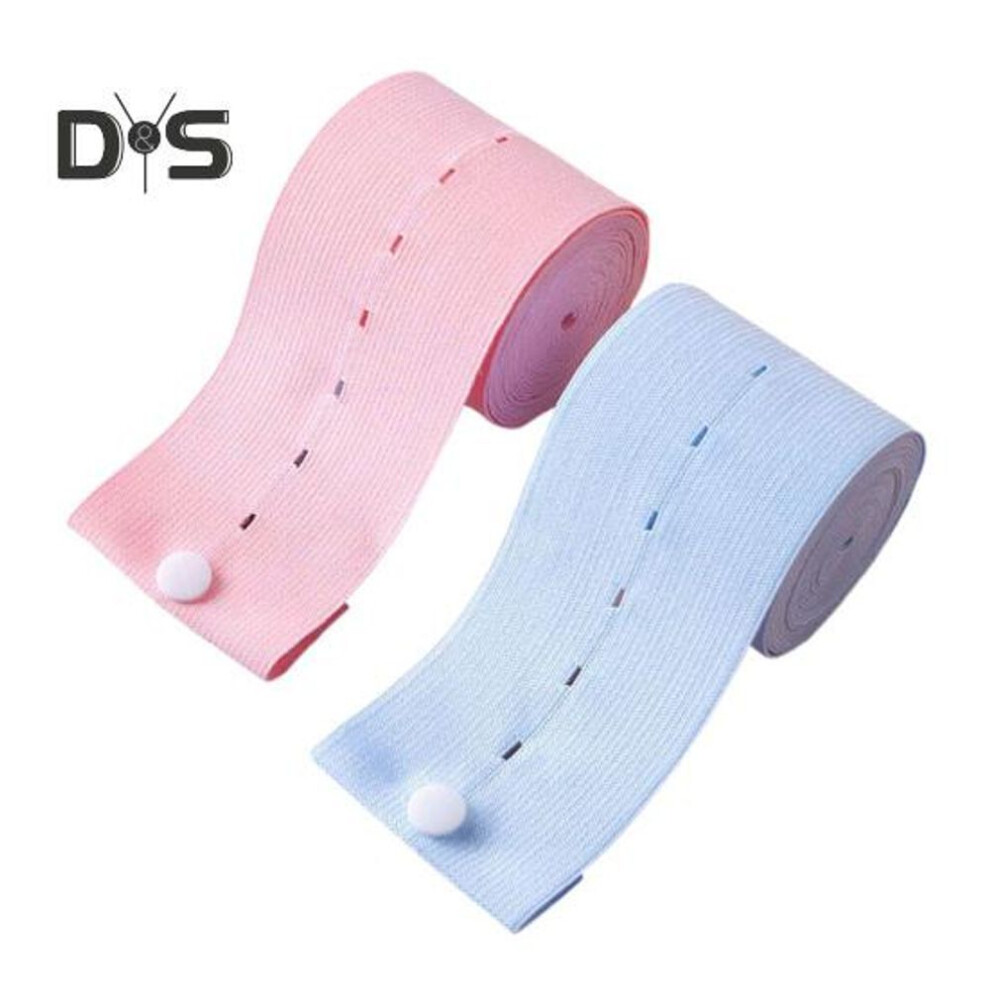 (pink,blue) 1 Pair Fetal Monitoring Belt With Button Hole Fetal Heart Monitor Bandage Widened Elastic Hospital Pregnant Women Fetal Monitor Band Strap