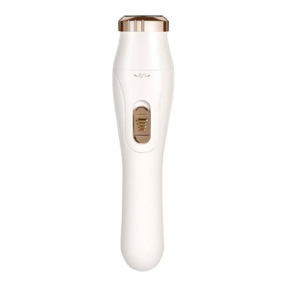 (white, Charging) 3-In-1 Multifunctional Electric Shaver with 3 Heads USB Rechargeable Portable Face Body Bikini Area Arm Leg Hair Removal Epilator Razor Trimmer