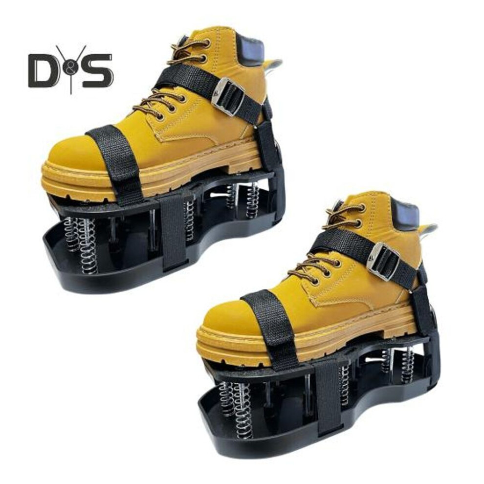 (black) Lawn Aerator Shoes Soil Aeration Spike Shoes with Spring Base Automatic Dirt And Leaf Clean Design Yard Soil Aerator for Lawn Grass Health