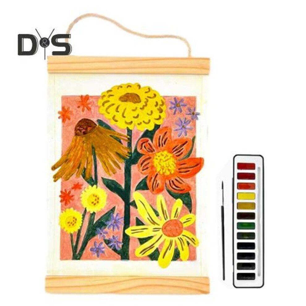 (as the picture, E) Paint By Number Kit For Adults Beginners Flowers Diy Acrylic Oil Painting By Numbers On Canvas For Home Wall Decor