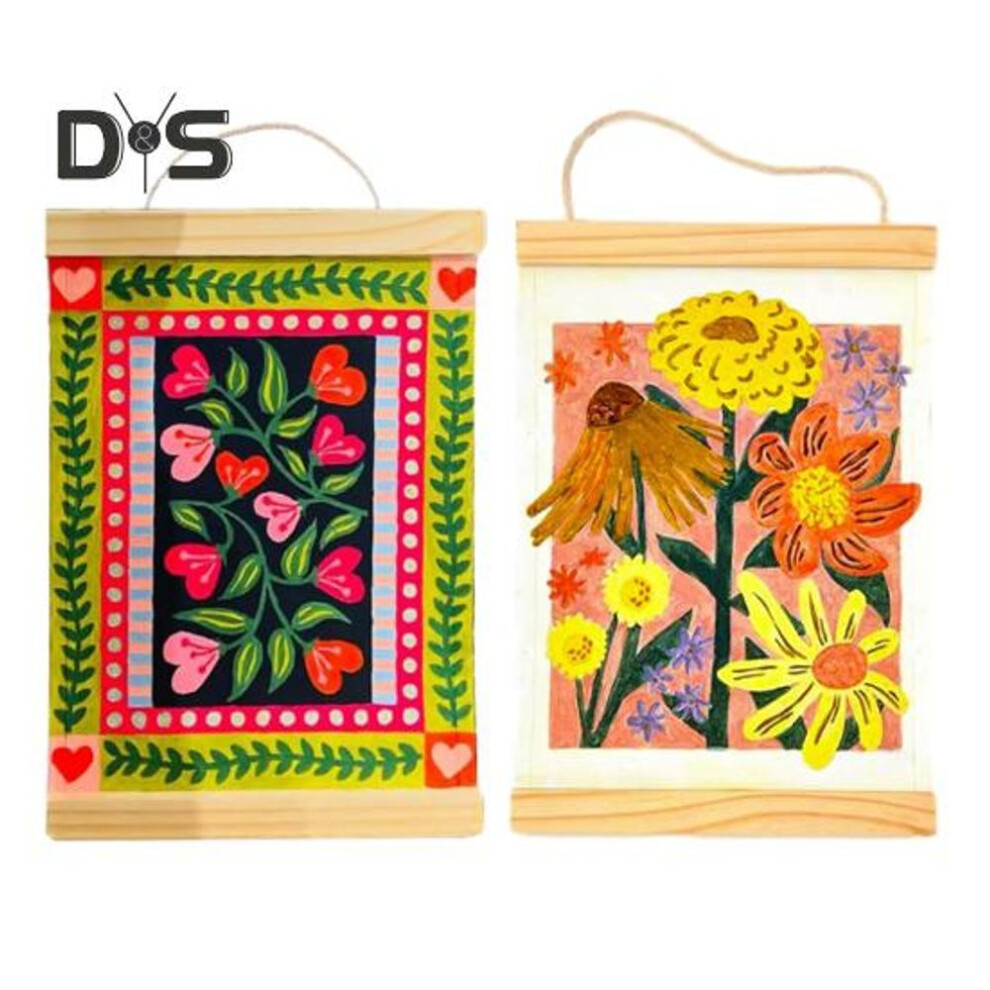 (as the picture, C) Paint By Number Kit For Adults Beginners Flowers Diy Acrylic Oil Painting By Numbers On Canvas For Home Wall Decor
