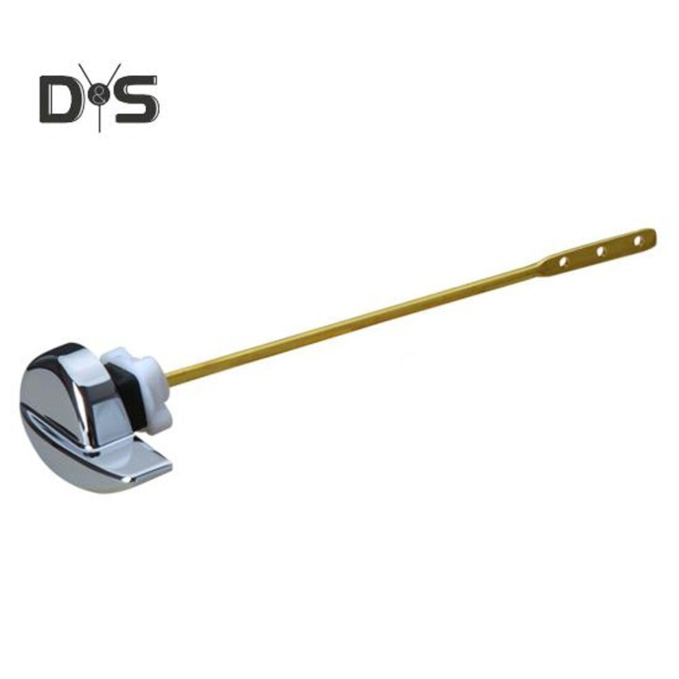(as the picture, B) Toilet Flush Wrench Easy To Install Adjustable Holes Toilet Handle Optimal Flushing Toilet Tank Replacement Parts