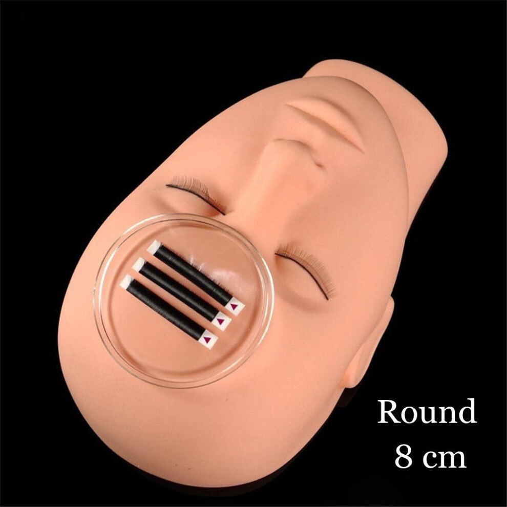 (Round) Pad Electrostatic Individual Eyelash Palette Eyelash Grafting Holder Lashes Tray Extension Tool