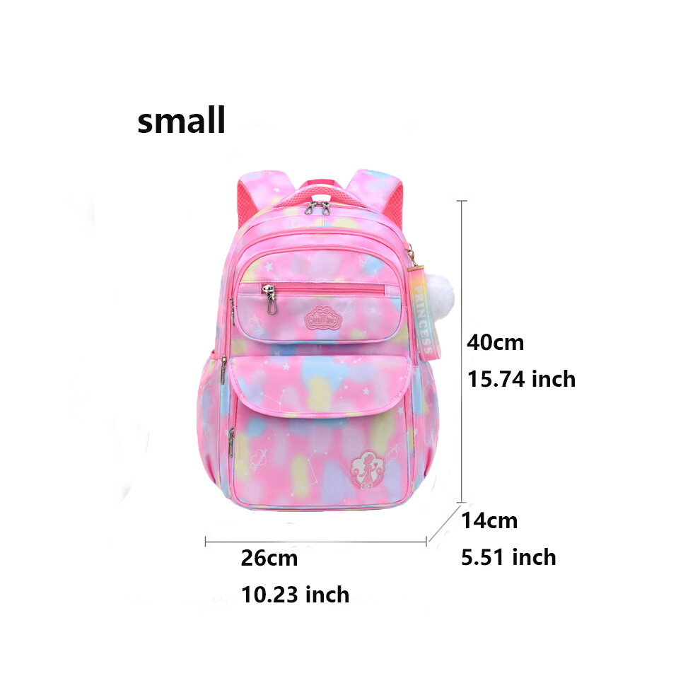 Skesrjtop (Small-) Children Girl Backpack School Bag For Kid Child Teenage Schoolbag Primary Kawaii Cute Waterproof Pink