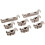 Bosch Bosch Dishwasher Lower Rack Flip Tynes Plastic Bearing Clips Kit 1