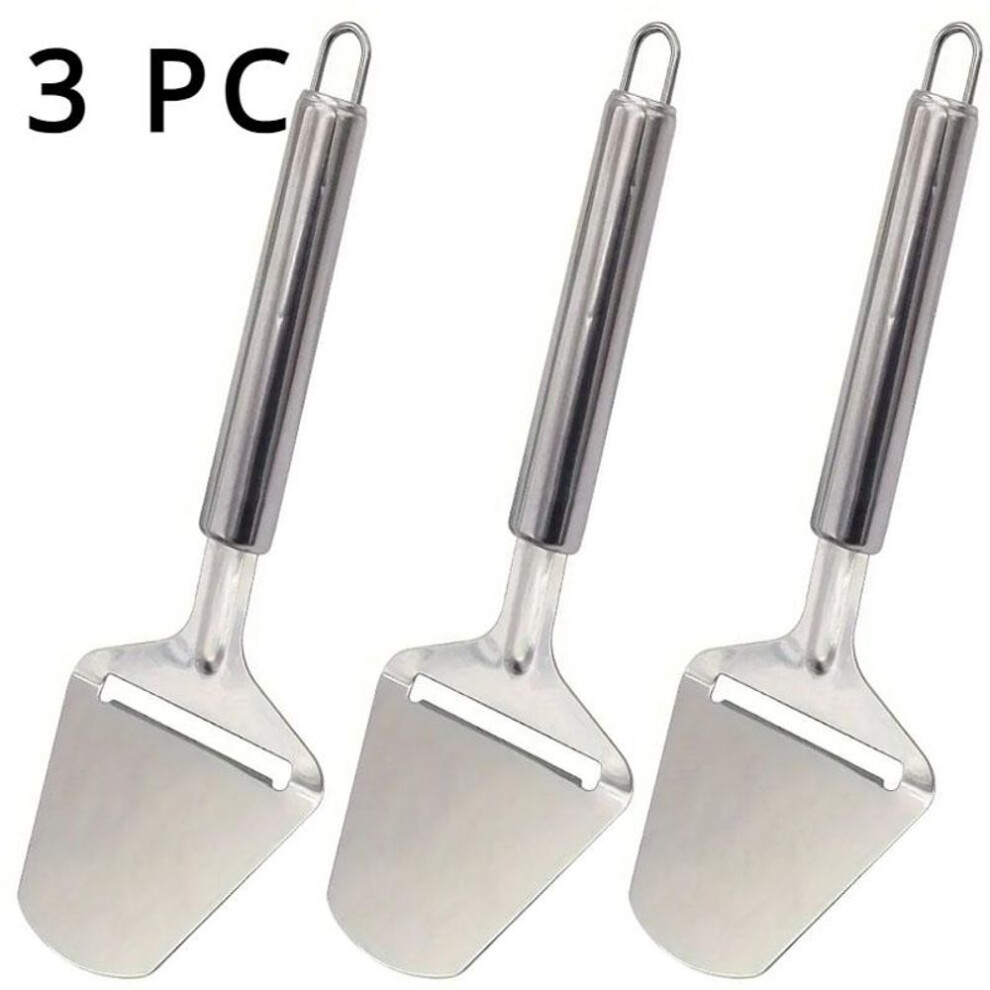 (3PCS) Handheld Cheese Slicer Stainless Steel Dishwasher Safe Non-stick Cheese Cutter Dispenser Cheese Slicer Cutter Kitchen Supplies