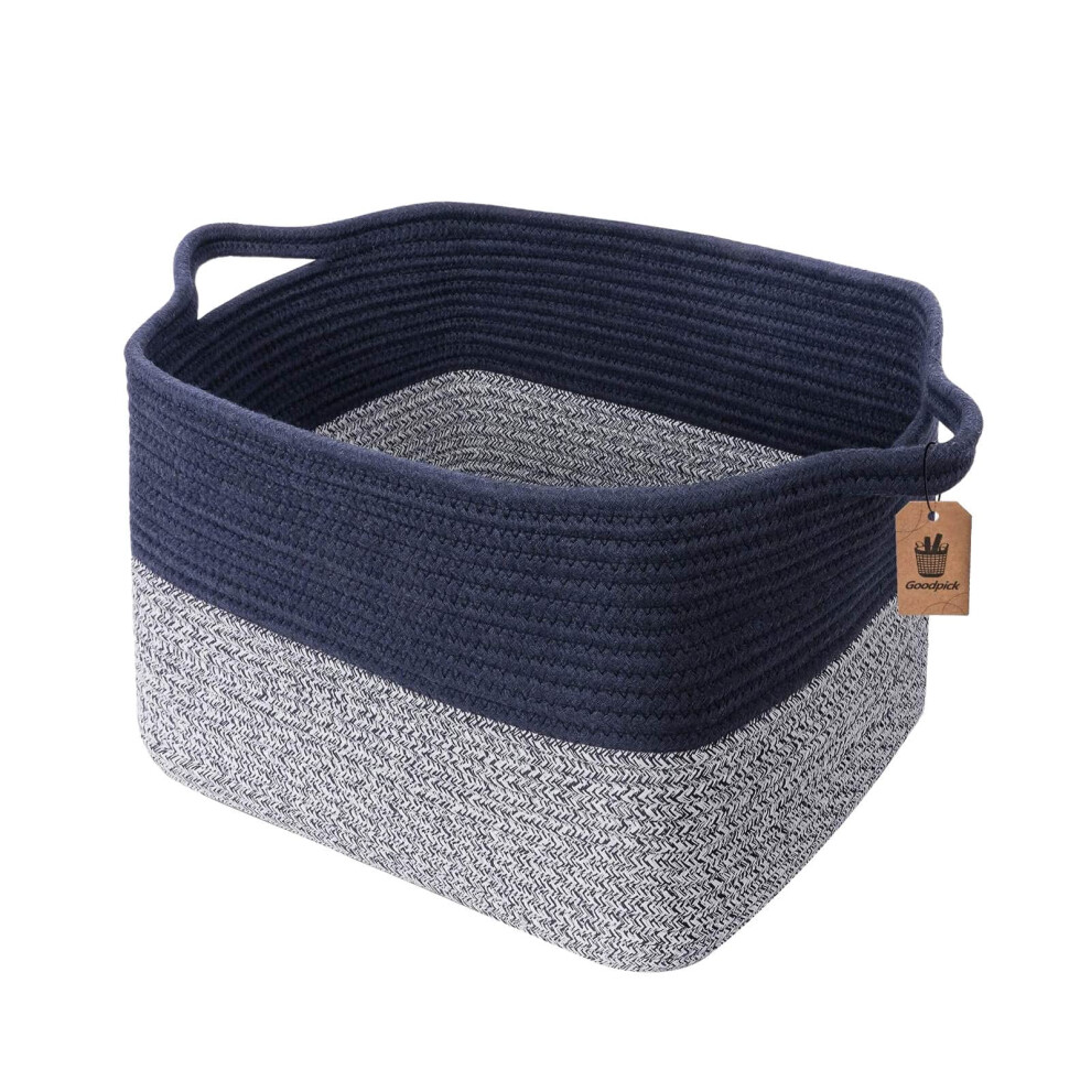 Contenitori Portaoggetti A Cubo Goodpick - Cestini Per Scaffali Per Riporre Asciugamani, Libri, Tovaglie, Per Ufficio, Cestini Intrecciati Per Sc-image