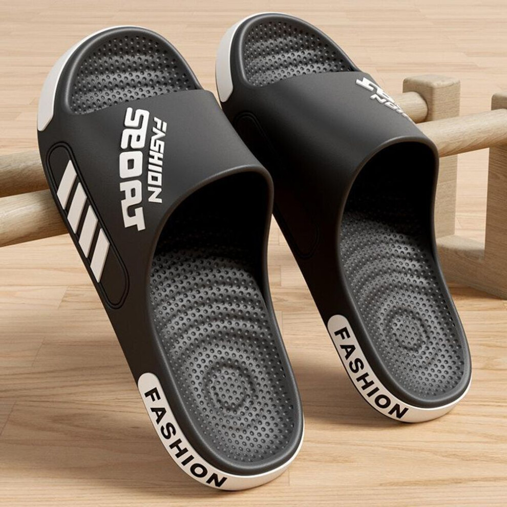 (black, 42-43) Eva Slippers For Women In Summer, New Home Indoor Odor Proof Bathroom Shower Slippers, Anti Slip Household Cool Slippers For Men