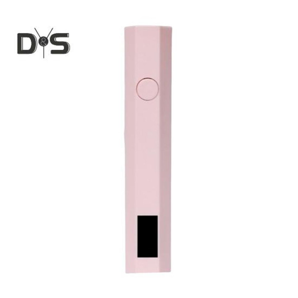 (pink) Nail Uv Lamp With Led Display Rechargeable Mini Nail Light For Gel Nails Fast Curing Portable Gel Polish Dryer Nail Art Tool