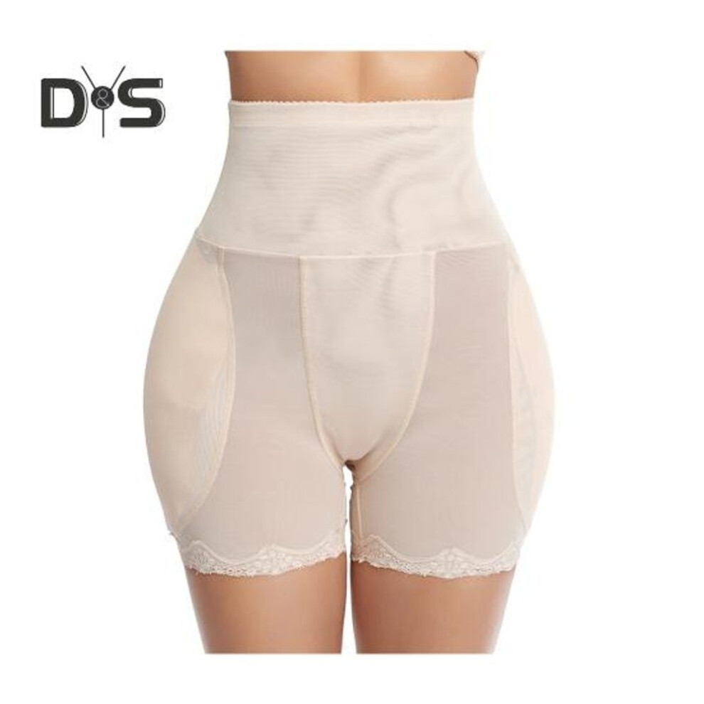 (apricot, XXL) Butt Lifter Shaping Panties Women Body Shaper Seamless Hip Enhancer Full Coverage Belly Control Shapewear