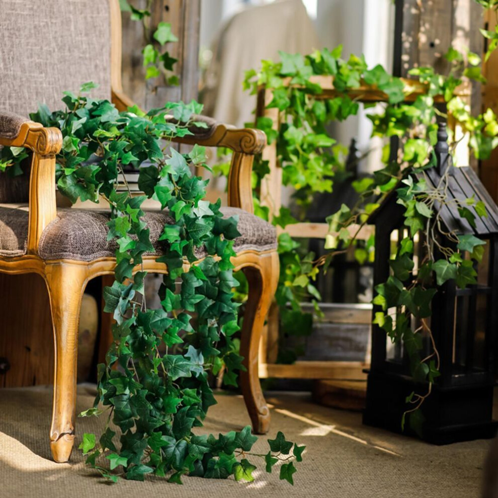 5Pcs Simulation Creeper Flower Vine Ivy Rattan Hanging Plant Home Wall Decor