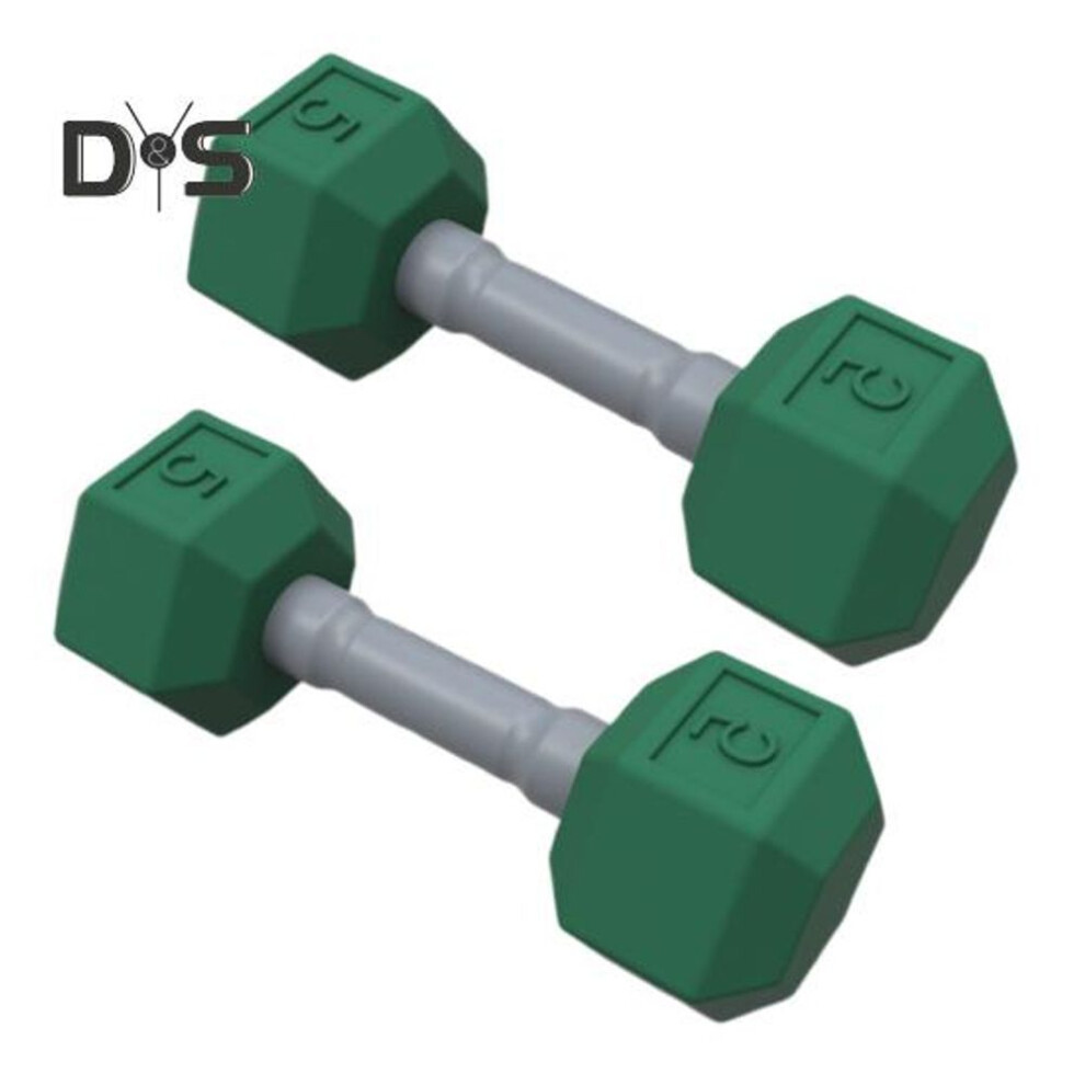(green) 1 Pair Children's Mini Dumbbells Baby Workout Dumbbells Safe Silicone Hand Weights Dumbbell Toy for Kids Fitness Physical Development-image-OPC-PH6J9MK-NEW
