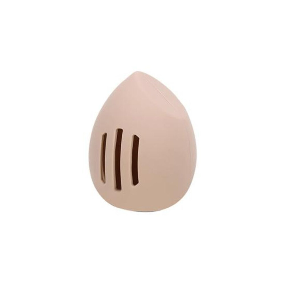 (light khaki) Travel Makeup Brush Holder Makeup Sponge Holder Dustproof Silicone Makeup Brush Bag Pouch Beauty Egg Case Organizer Travel Essentials