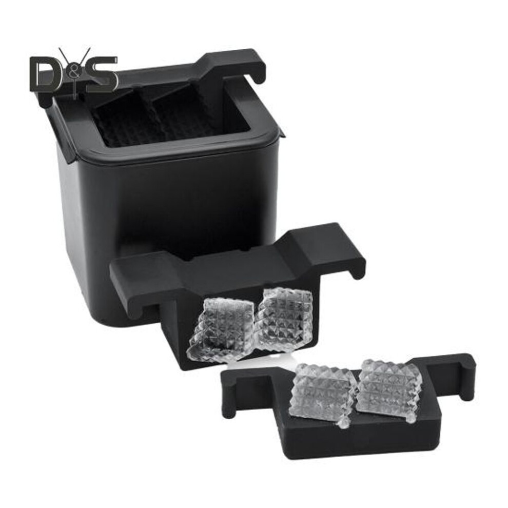 (as the picture, M) Silicone Ice Ball Maker Mold Large Whiskey Cubes Tray Bpa-free Reusable Round Ice Molds For Cocktails