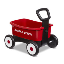 Radio Flyer Push & Pull Walker Wagon 2-in-1 Wagon Ages 1-4 Red Walker Toy