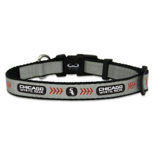 Chicago White Sox huisdierhalsband reflecterend honkbalformaat speelgoed CO