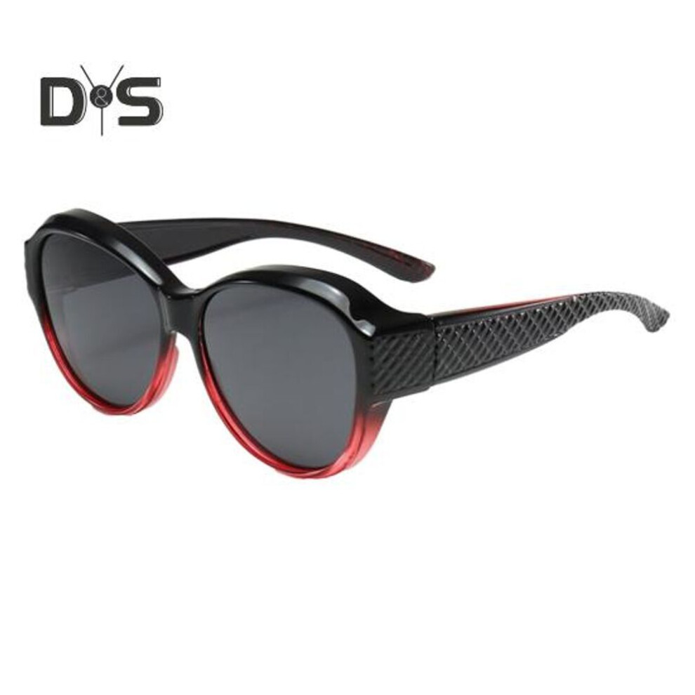 (as the picture, E) Fit Over Glasses Sunglasses for Women Men Wrap Around UV Protection Polarized Sun Glasses for Driving Fishing Cycling Running