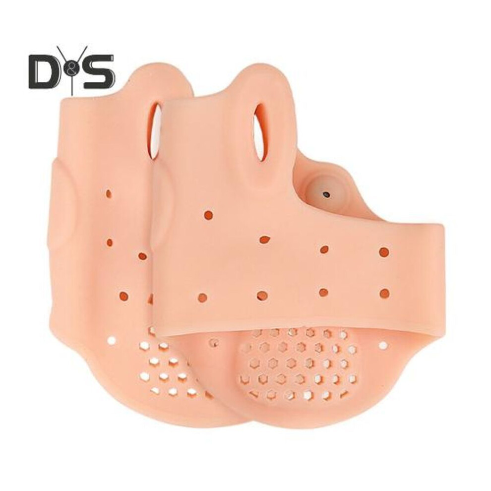 (beige) 1 Pair Toe Separator for Orthopedic Bunion Foot Alignment Toe Spacer Straightener Pain Relief Shoe Inserts for Plantar Fasciitis Corns