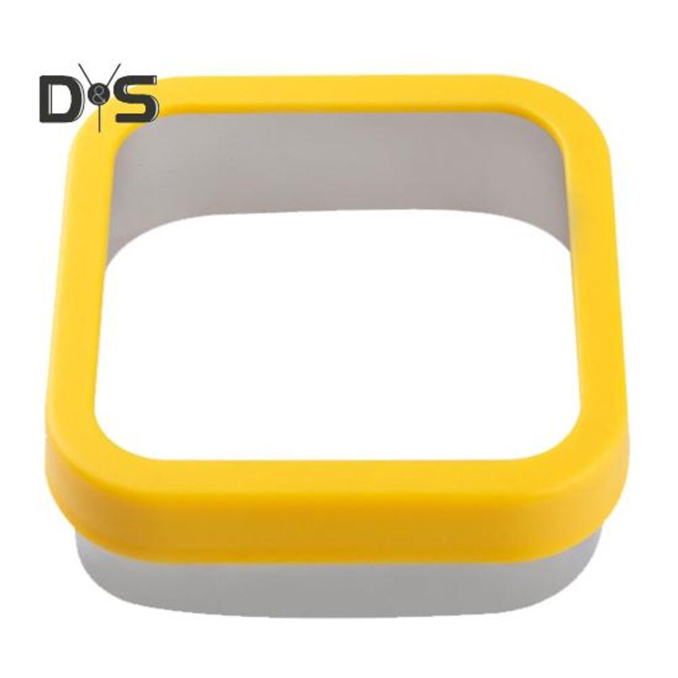 (as the picture, Square) Sandwich Cutting Mold Creative Heart Star Round Square Dinosaur Shaped Baking Pancake Maker Food Grade Non-sticky Stainless Steel Toast Bread