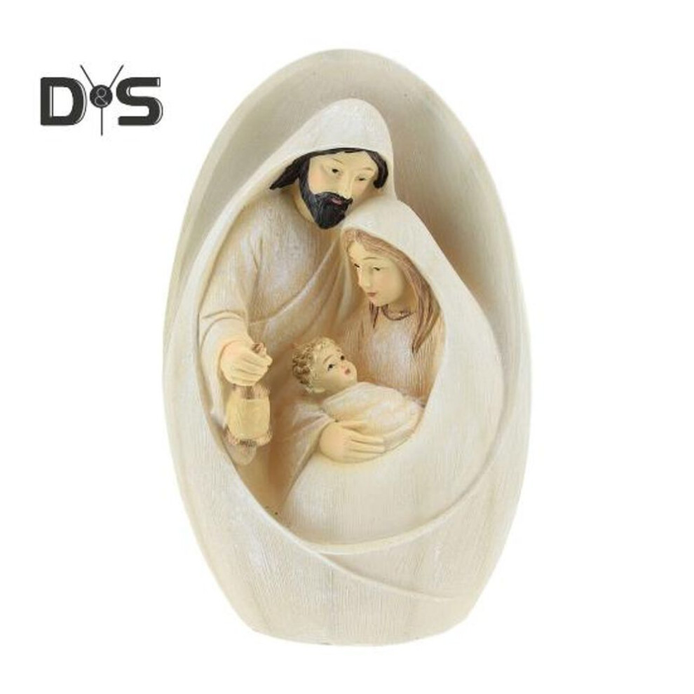 Holy Family Resin Figurine Nativity Advent Statue Joseph Virgin Mary Birth Of Jesus Sculpture Home Office Desktop Decoration Ornament