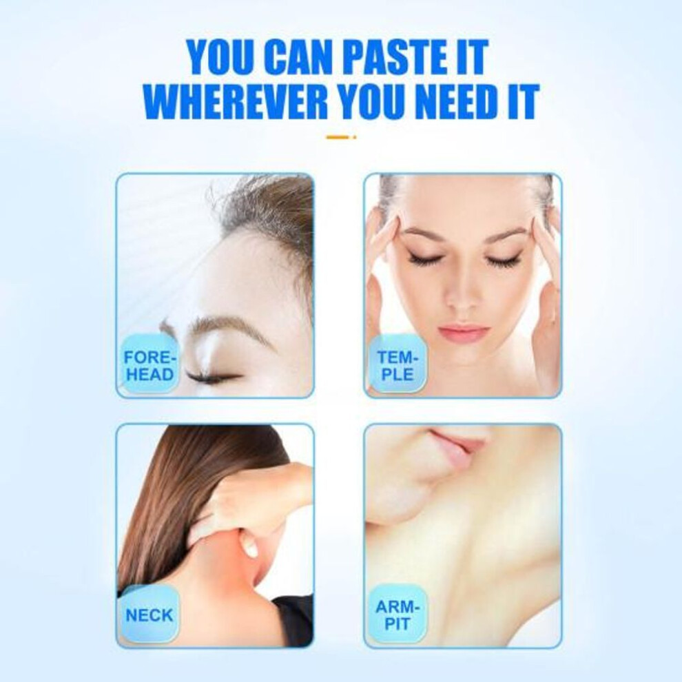 5Pcs/Set Ultrathin Cooling Sticker Quickly Reduce Heat Common Temperature Resistant Cold Ice Bag