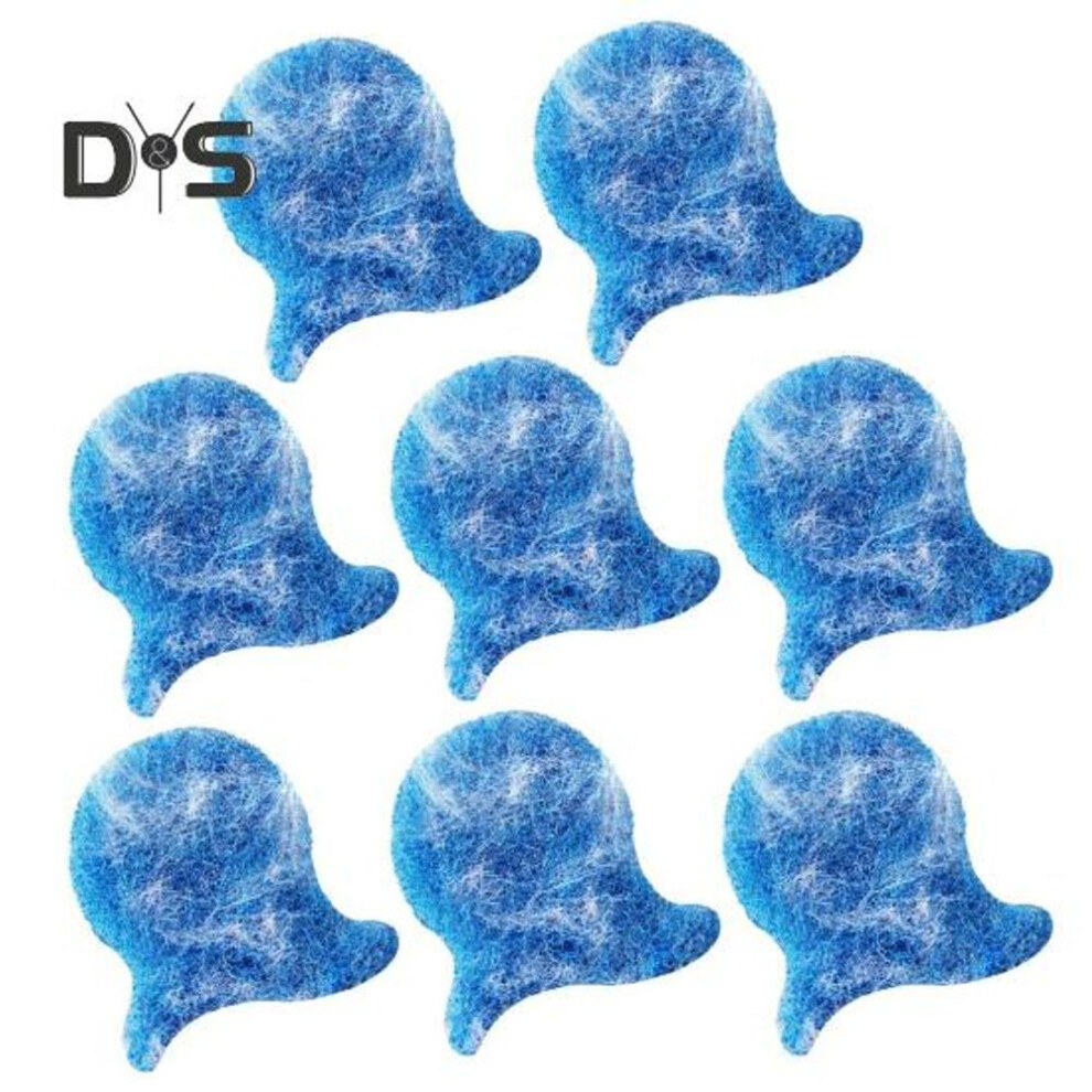 (blue, 8pcs) 5/8/10Pcs Laundry Pet Hair Catcher Wool Trap Washing Machine Hair Sticking Tool Laundry Reusable Pet Hair Removal Roller