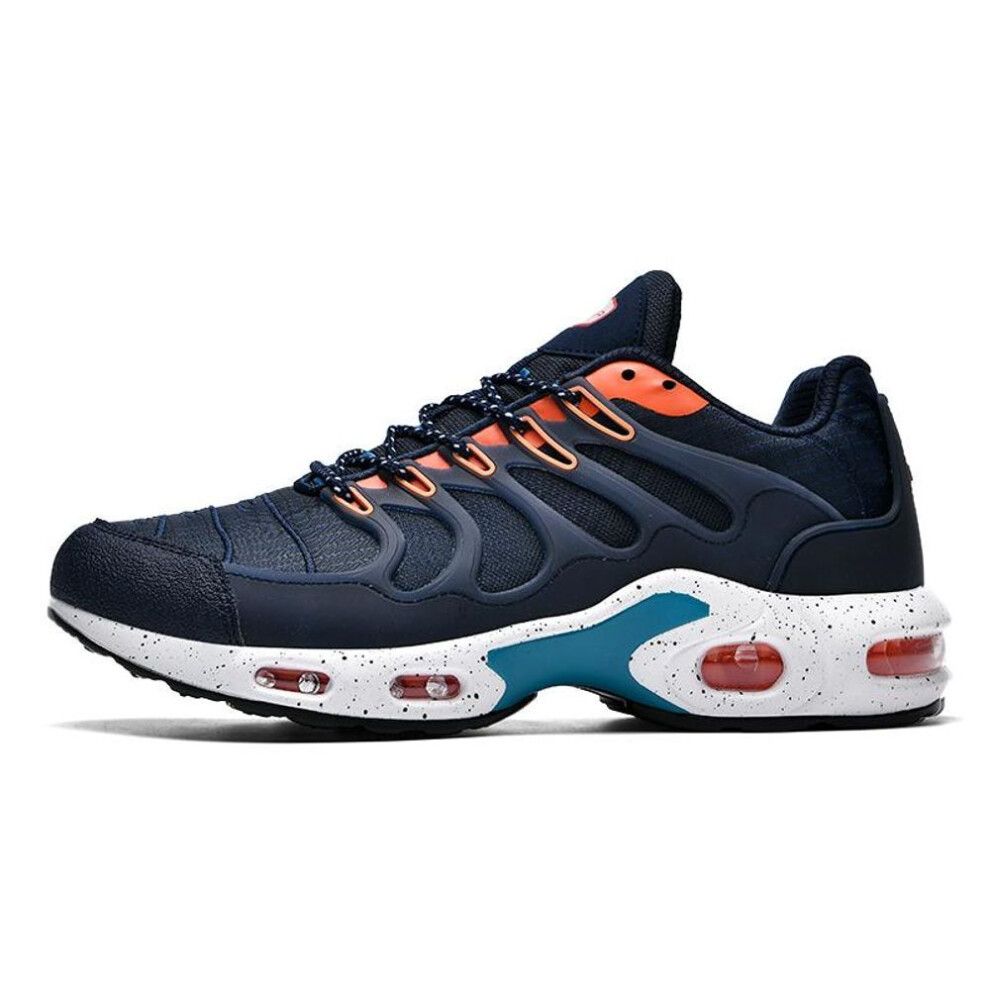 (blue,orange, 39) Men's Air Cushion Running Shoes Designer Footwear Luxury Shoes Women's Fitness Jogging Sports Shoes Basketball Non-Slip Men's Sneakers