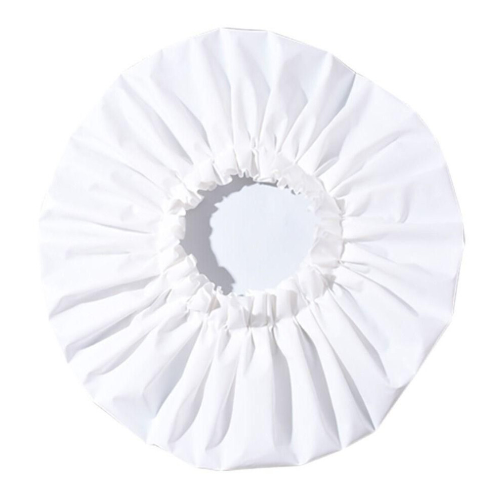 (white) EVA Shower Cap Large Size SPA Cap Bonnet   Bathroom
