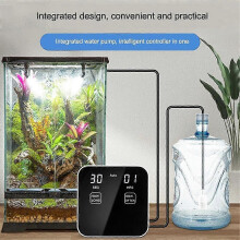 (As show, One size) Intelligent Reptile Terrarium Mister Automatic Reptile Humidifiers Misting System compatible with Raincompatible withest Plants