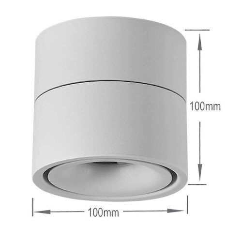(As show, One size) 10W LED surface-mounted ceiling light, ceiling spotlights, wall lights, ceiling floodlights, ceiling spotlights, ceiling lamp, ceiling lighting, ceili 2