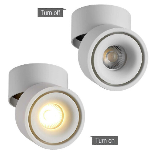 (As show, One size) 10W LED surface-mounted ceiling light, ceiling spotlights, wall lights, ceiling floodlights, ceiling spotlights, ceiling lamp, ceiling lighting, ceili 1