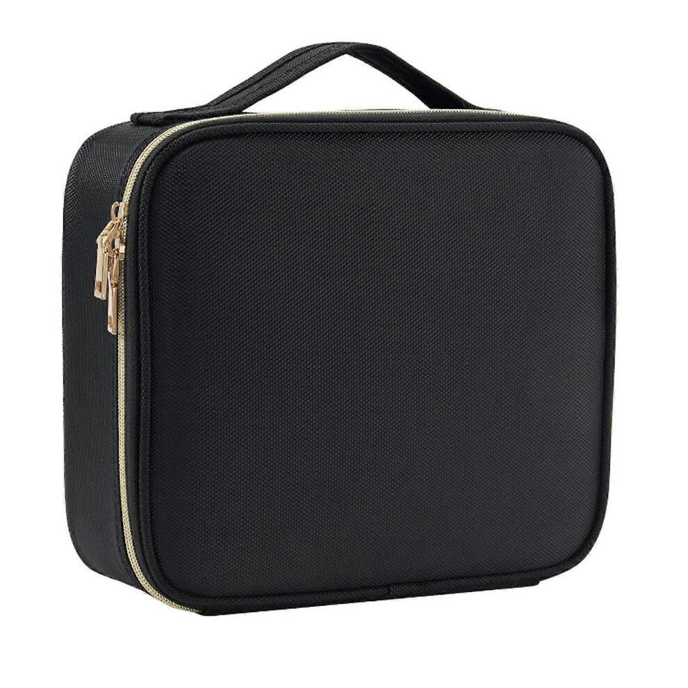 Kikidex Black (As Show, One Size) Cosmetic Bag Travel Make Up Bag Portable Make Up Bag Make Up Organizer Bag Cosmetics Storage,