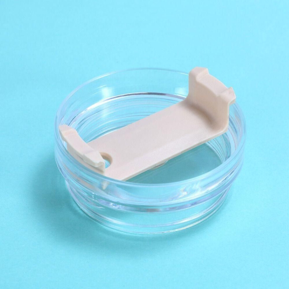 (beige) Multicolor Themos Cup Cup Cap Replacement Plastic Lids Themos Bottle Cover for Stanley 20/30oz