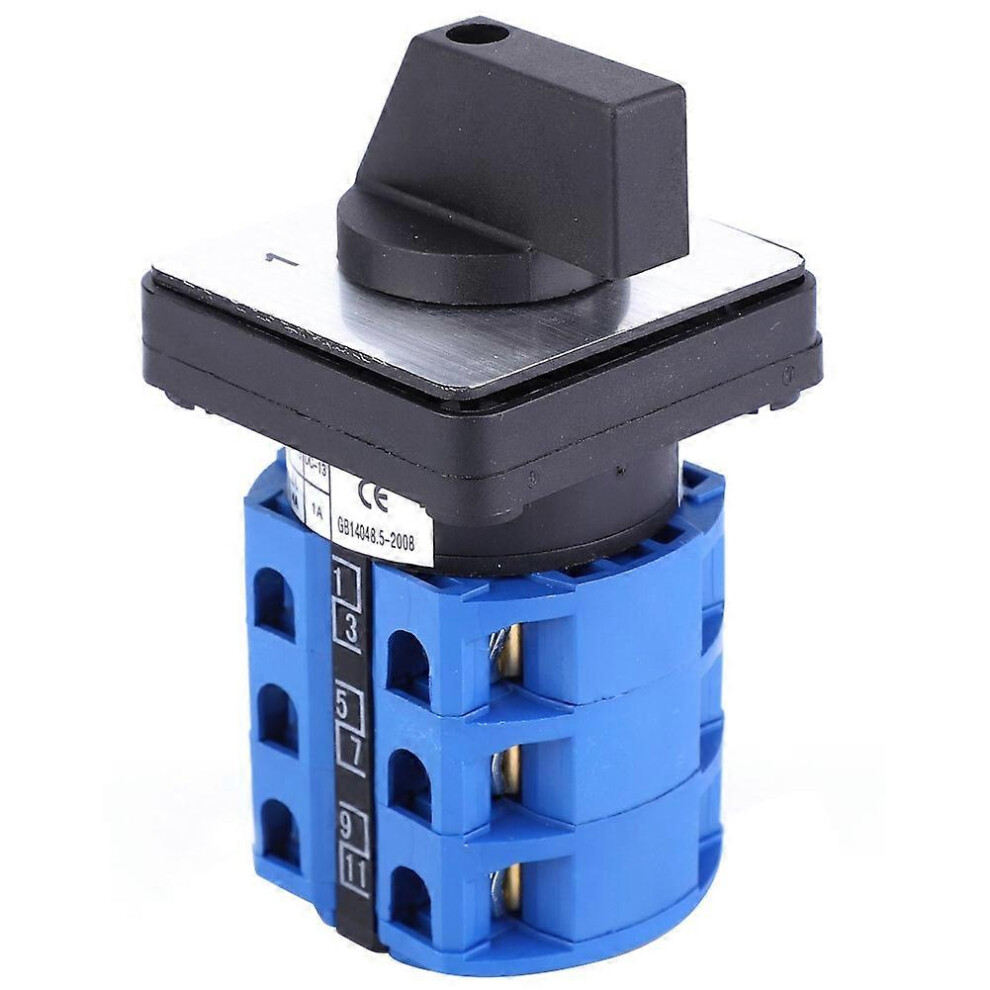 (As Show, One Size) Berm Bem28-25/3 D0724 Universal Changeover Switch 690V 25A 3 Position Selector Rotary Cam Switch 6909775567050