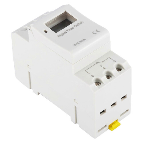 (As show, One size) THC 30A Digital Timer Switch Programmable Electronic Time Control Switch (110V) 1