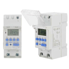 (As show, One size) TM615H-2 Weekly Programmable Digital LCD Timer Time Control Switch 220VAC