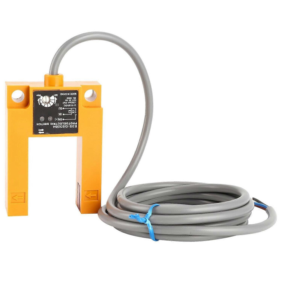 (As Show, One Size) Berm Photoelectric Switch Grooves Type Pnp 3Wire No Sensor E3sgs30b4 Dc1030v 200Ma 6909775577813