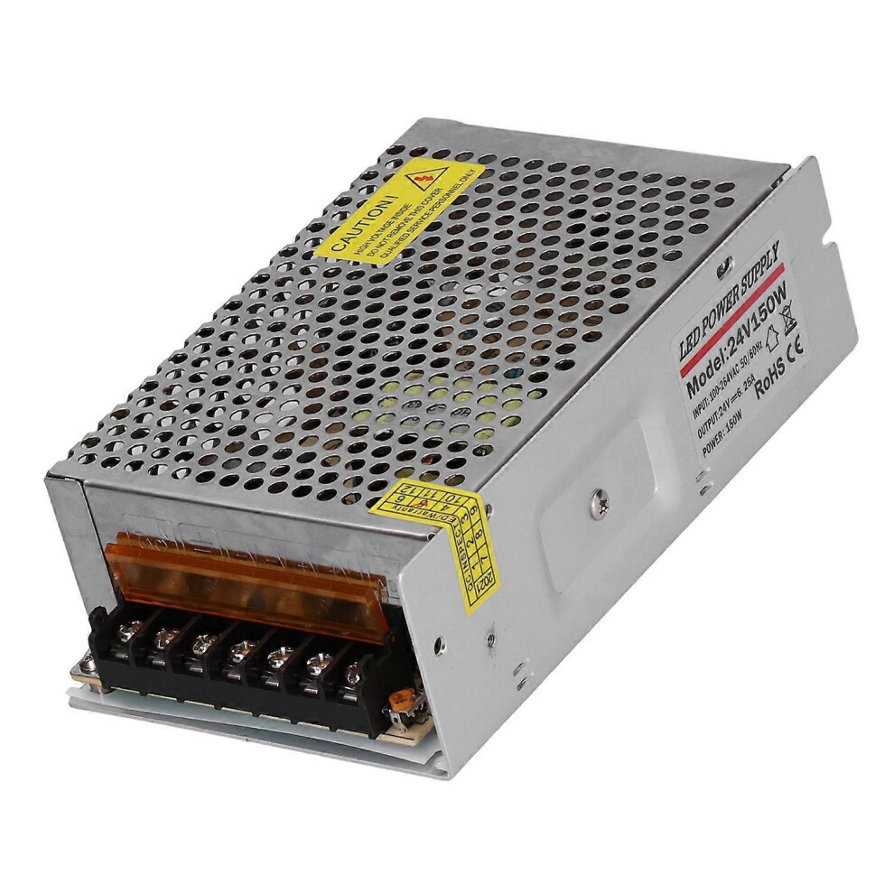 (As Show, One Size) Yyâ150Â24 Regulated Switching Power Supply Driver Dc 24V 150W 6.25A For Led Security Monitoring 6909775589489