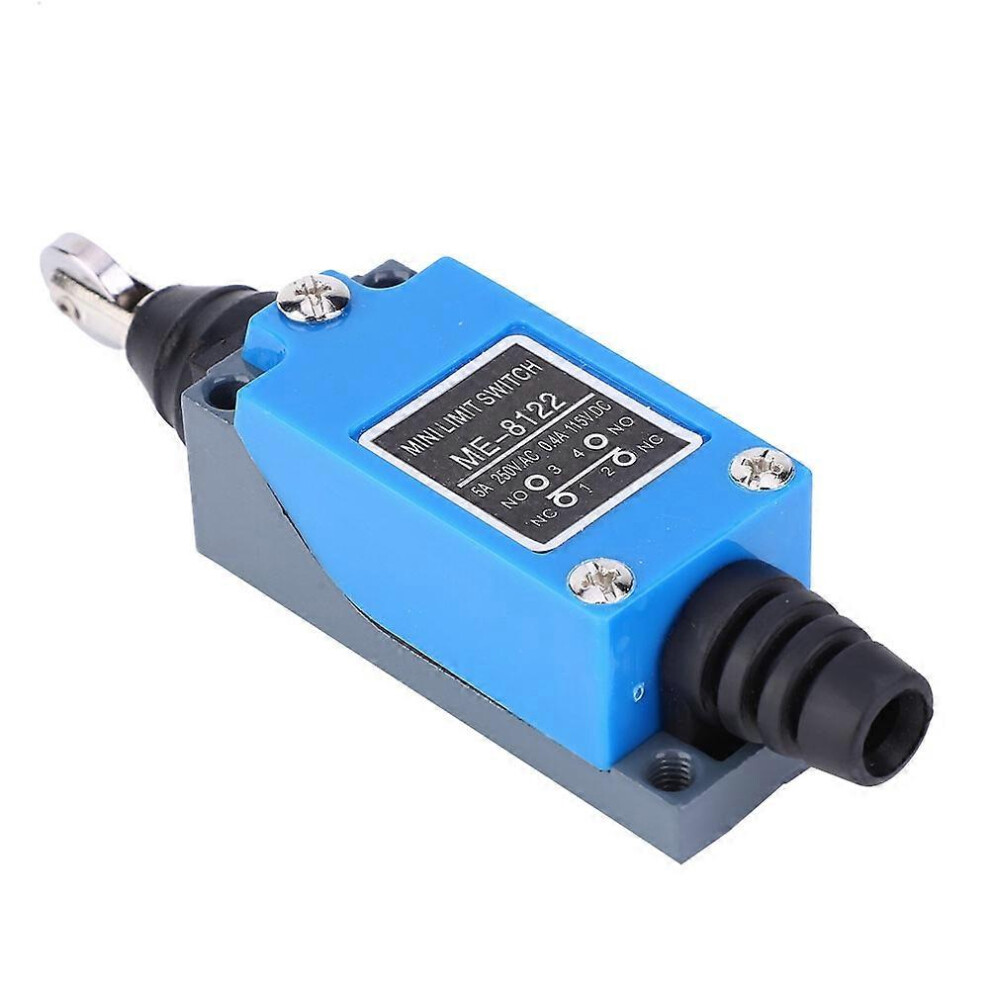 (As Show, One Size) Me-8122 250Vac 5A Micro Switch Roller Plunger Momentary Mini Limit Switch 6909775623336