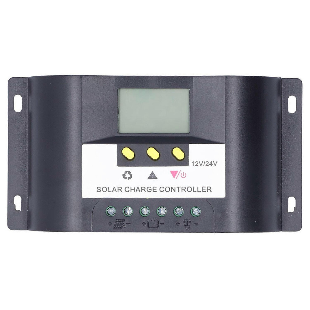 (As Show, One Size) Intelligent Solar Charge Controller With Adjustable Timer Control Modes Lcd Display Solar Controller 6909775644775
