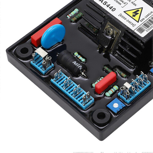 (As show, One size) Brushless Generator Voltage Regulator AVR Automatic Voltage Stabilizer Board 100‑264V 1 Phrase Input 1