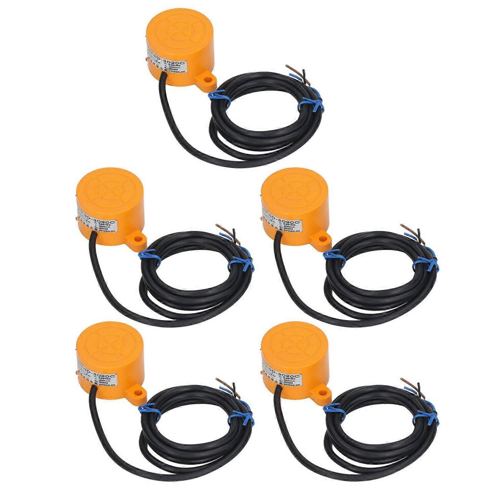 (As Show, One Size) 5Pcs Inductive Proximity Switch Pnp Non Embedded Ip65 300Ma Approach Sensor For Industry 6Â36Vdc 6909775615546